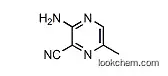 Molecular Structure of 17890-82-3 (2-Amino-3-cyano-5-methylpyrazine)